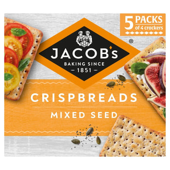 Jacob's Crispbreads Galletas de semillas mixtas 5 x 30 g