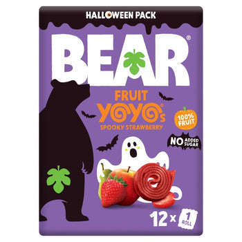 BEAR Fruit Yoyos Erdbeere Halloween 12x10g