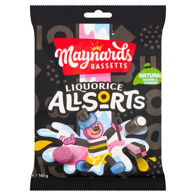 Maynards Bassetts Liquirizia Allsorts Dolci Borsa 165g