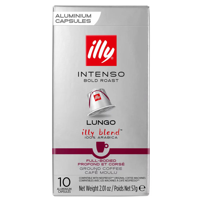 Illy Nespresso capsule capsule intenso lungo 10 لكل حزمة