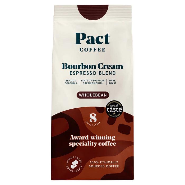 Pact Coffee Bourbon Cream Espresso Wholebean 200g