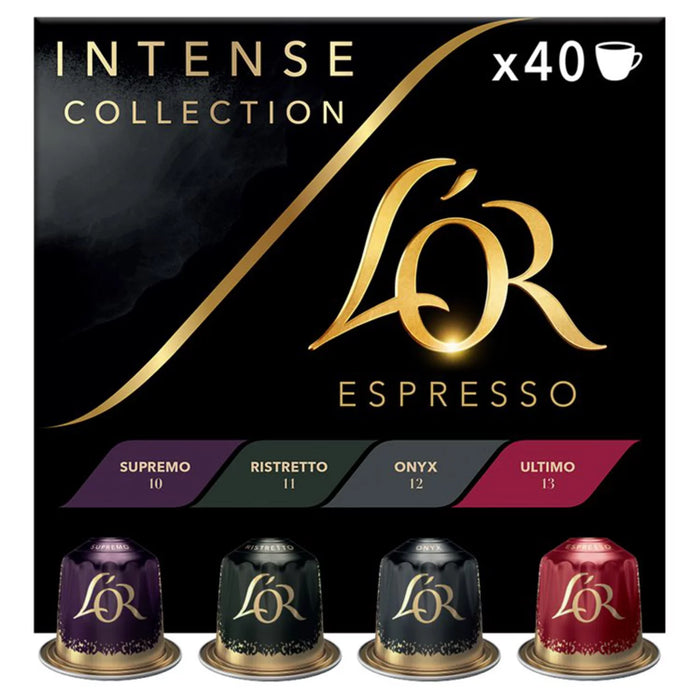 L'Ra intense Coffee Coffee PODS 40 لكل عبوة