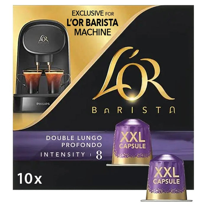 L'OR Barista Double Lungo Profondo Intensity 8 Coffee Pods 10 per pack