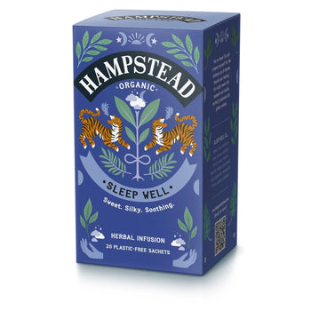 Bustine di tè Hampstead Tea Sleep Well 20 per confezione