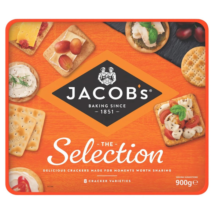 Jacob's Biscuits for Cheese 8 Sorten Weihnachtsdose 900 g