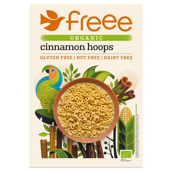 Freee Cinnamon Hoops, Organic, Gluten Free 300g