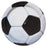 Fußball-Partyteller aus Papier, 23 cm
