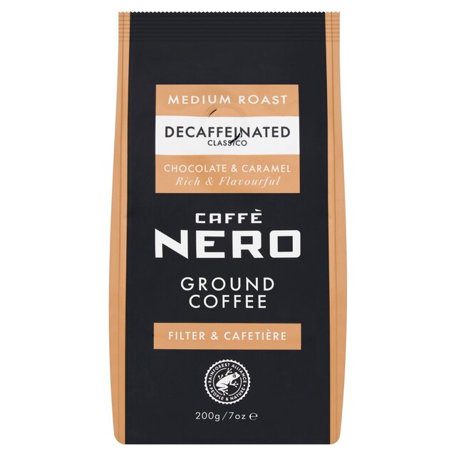 Caffe Nero Classico Caffè Macinato Decaffeinato 200g