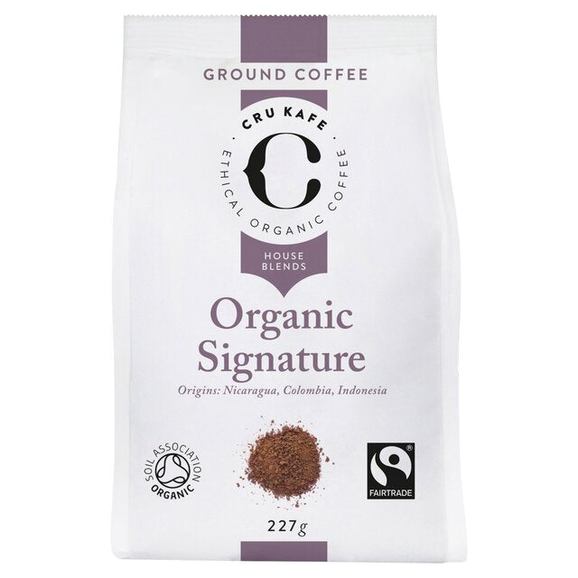 CRU Kafe Caffè macinato biologico Fairtrade Signature 227g
