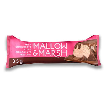 Barretta di marshmallow al doppio cioccolato Mallow & Marsh 35g