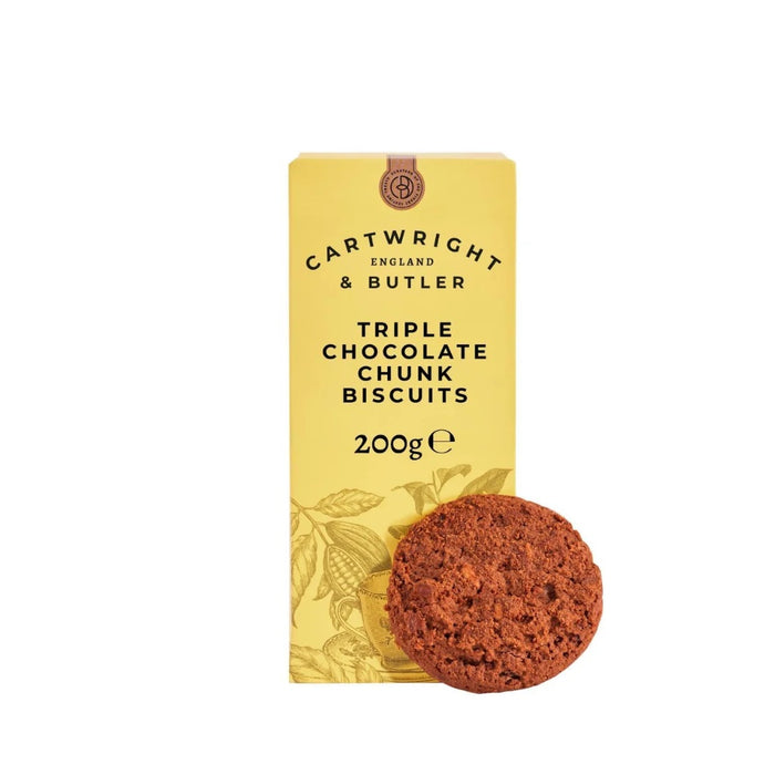 Cartwright & Butler Milk Chocolate Chunk Biscuits in Carton 200g