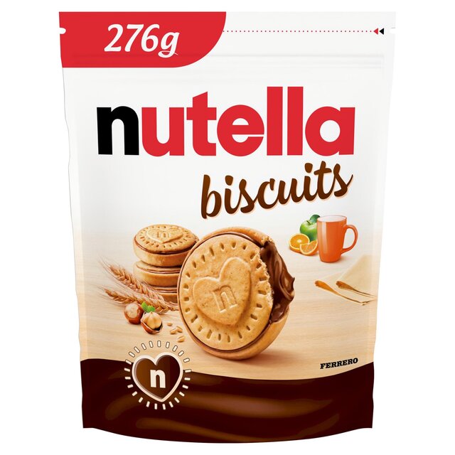 Nutella chocolate y galletas de avellana multipack 276g