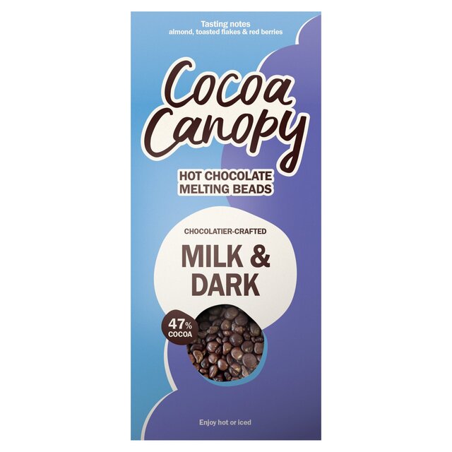 Cocoa Canopy Milk & Dark Crafted Hot Chocolate Beads 225g
