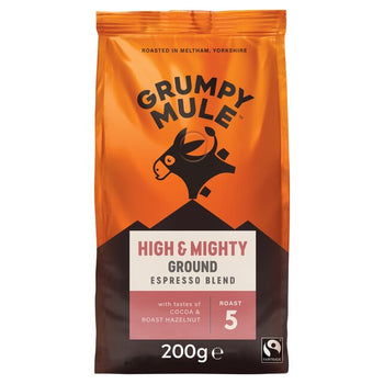 Grumpy Mule Miscela Espresso High & Mighty Caffè Macinato 200g