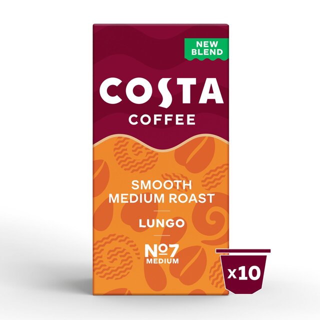 Costa Coffee Medium Roast Coffee Pods 10 per pack
