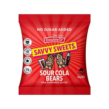 Savvy Sweets Sour Cola 50g