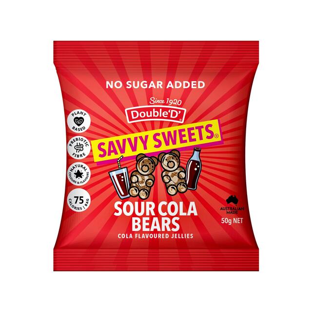 Savvy Sweets Sour Cola 50G