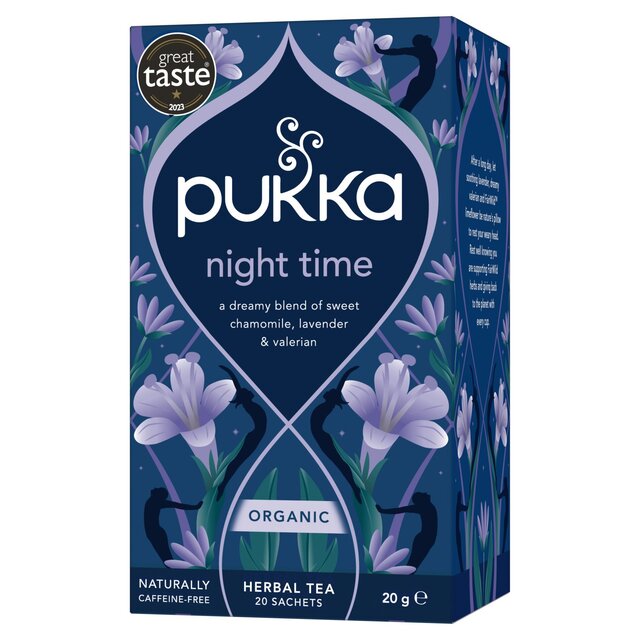 Pukka Organic Night Time Herbal Tea With Chamomile 20 per pack