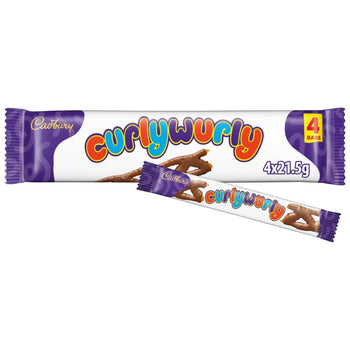 Cadbury Curly Wurly Chocolate Bar Multipack 4 per pack