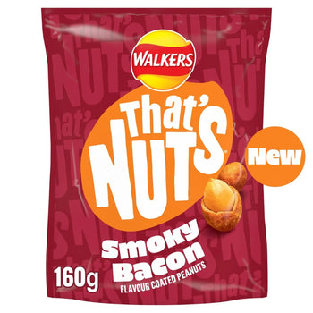 Thats Nuts Walkers Smoky Bacon 160g