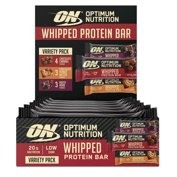 Confezione varietà di barrette proteiche montate Optimum Nutrition da 606 g