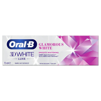 Oral-B 3D White Luxe Glamorous Dentifricio Bianco 75ml