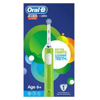 Spazzolino elettrico ricaricabile Oral-B Junior verde per bambini dai 6 anni in su