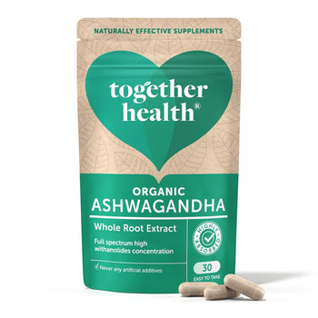 Zusammen Vollhulen Ashwagandha Gemüsekapseln 30 pro Pack