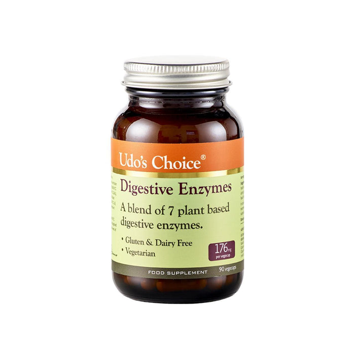 UDO's Choice Digestive Enzyme ergänzen Gemüsekapseln 90 pro Packung