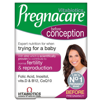Vitabiotics Pregnacare Before Conception Fertility & Reproduction Tablets 30 per pack