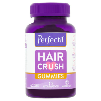 Vitabiotics Vegan Mixed Berry Perfectil Hair Crush Gummies 60 per confezione