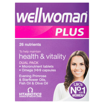 Vitabiotics Wellwoman Plus Health & Vitality Tablets 56 per pack