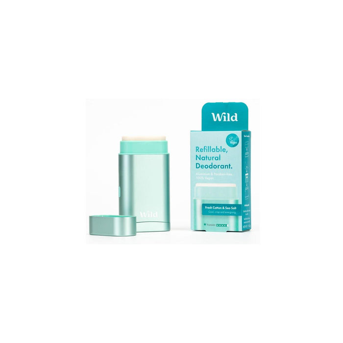 Wild Aqua Case e Fresh Cotton & Sea Salt Deo Starter Pack 40g