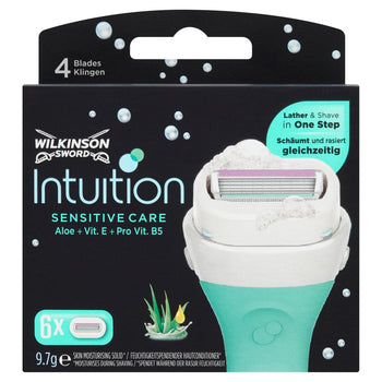Wilkinson Sword Intuition Sensitive Women's Razor Blades 6 per pack