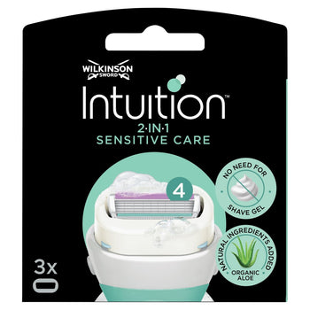 Lame di rasoio da donna Wilkinson Sword Intuition Sensitive, 3 per confezione