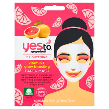 Oui au masque en papier de pamplemousse Pack unique