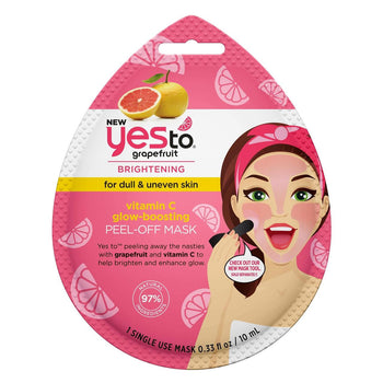 Oui au masque de pelage de pamplemousse