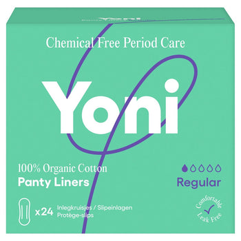 Yoni Organic Panty Liners 24 par paquet