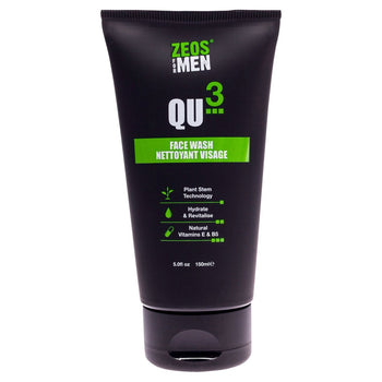 Zeos für Männer Qu3 Gesichtswäsche 150 ml