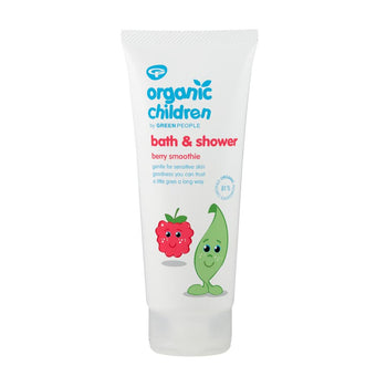 Bagno e doccia per bambini con frullato biologico ai frutti di bosco 200 ml