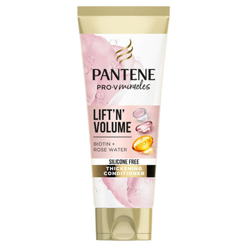 Pantene Pro V Lift & Volume Balsamo senza silicone Biotina e acqua di rose 275 ml