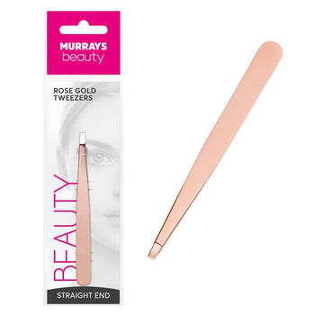 Pinzetta dritta in oro rosa