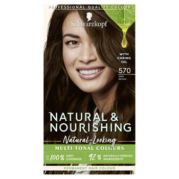 Schwarzkopf Natural & Nourishing 570 Tintura permanente per capelli castano scuro 143