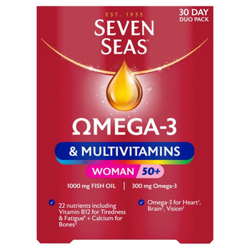 Seven Seas Omega-3 e Multivitaminici Donna 50+ 60 per confezione