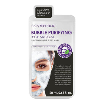 Skin Republic Bubble Maschera viso purificante + carbone
