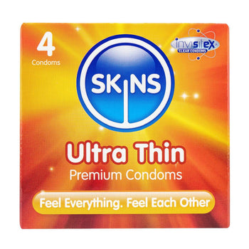 Preservativi ultra sottili Skins 4 per confezione
