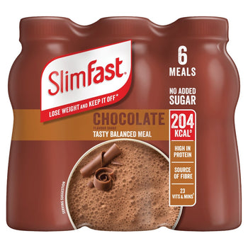 Confezione multipla di frappè al cioccolato grosso SlimFast 6 x 325 ml