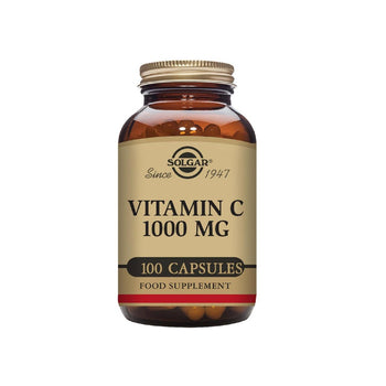Capsule di integratore di vitamina C Solgar 1000 mg 100 per confezione