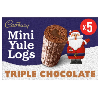 Cadbury Christmas Mini Chocolate Yule Logs confezione da 5
