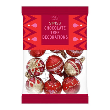 M&S Swiss Milk Chocolate Tree Decorations 130g